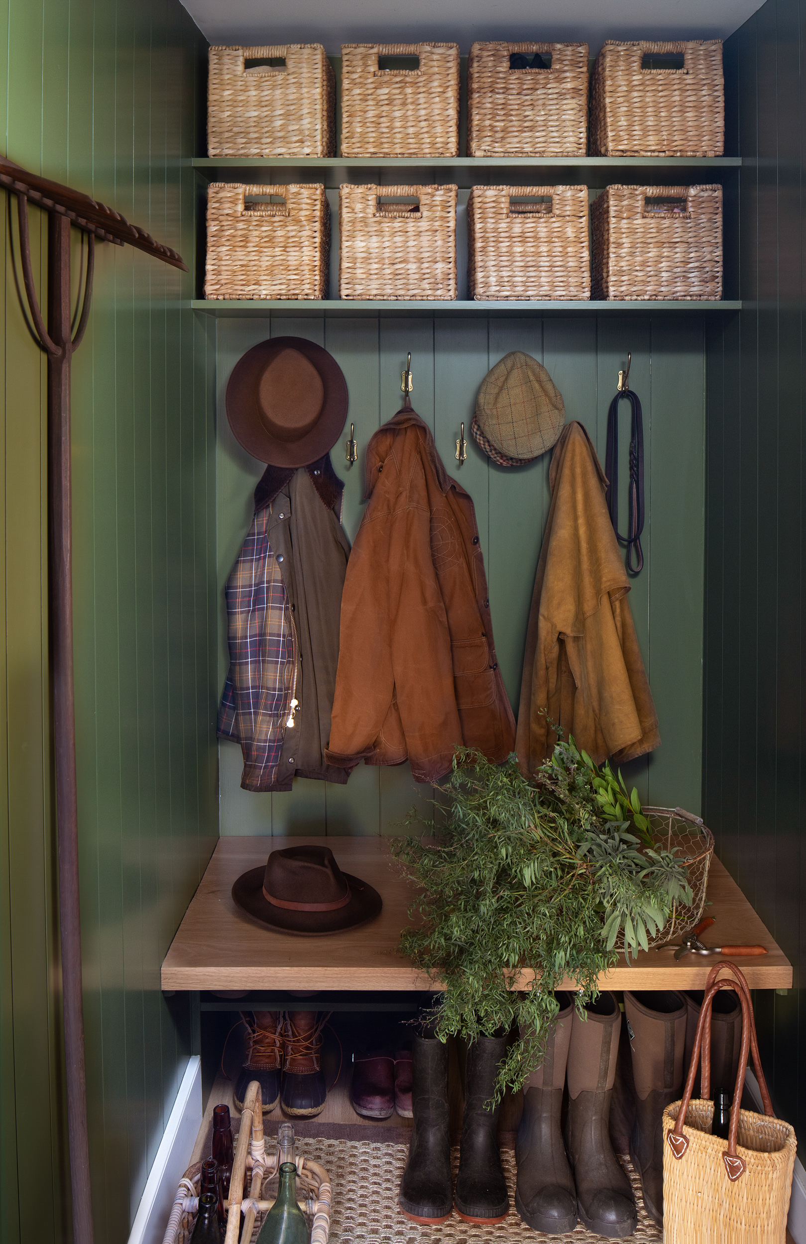 Mudroom Interior design Photographer in CT Caryn B Davis