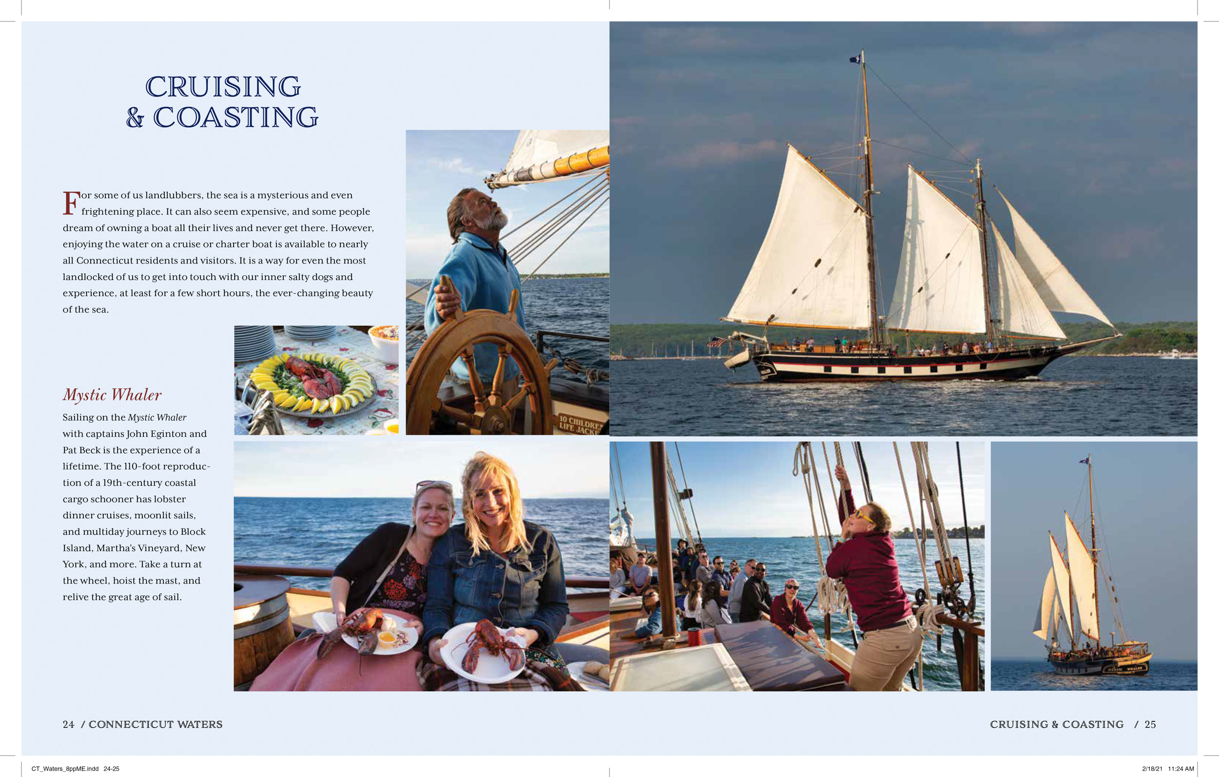 Connecticut Waters, Captain John Edgerton, Mystic Whaler, Caryn B Davis