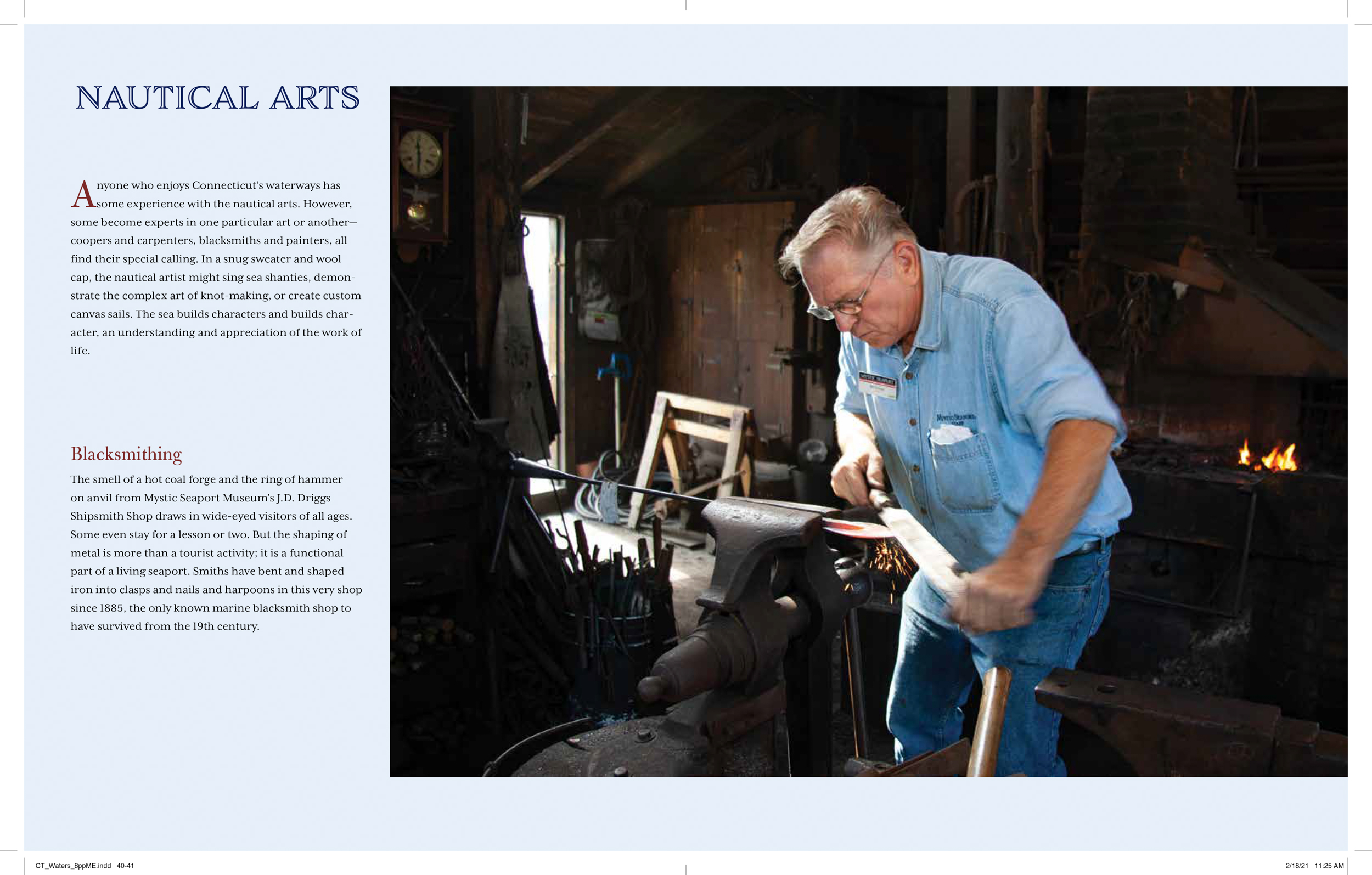 Blacksmithing, Mystic Seaport, Caryn B Davis
