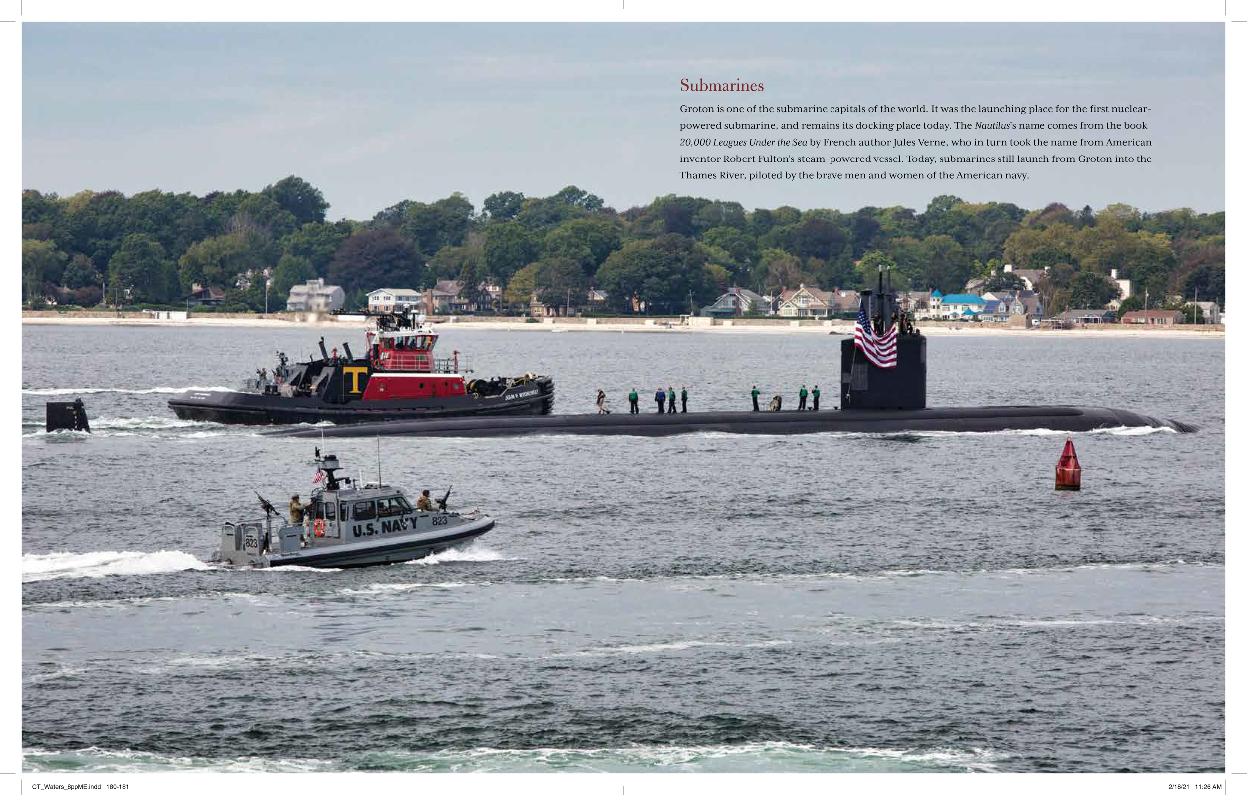 Connecticut Waters, Submarine, Thames, River, New London, CT, Caryn B Davis