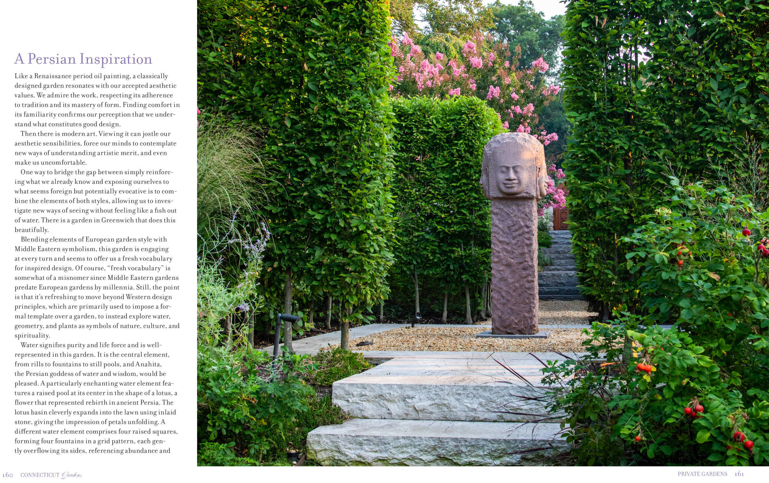 Connecticut Gardens, Persian Inspiration, Caryn B Davis
